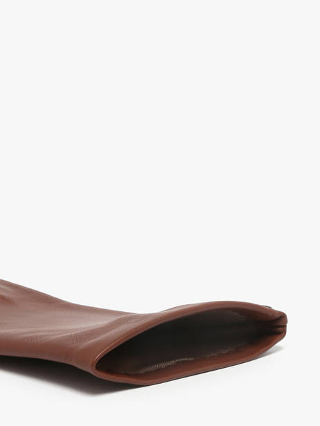 Handschoenen Isotoner Bruin women gloves 68285 ander zicht 1